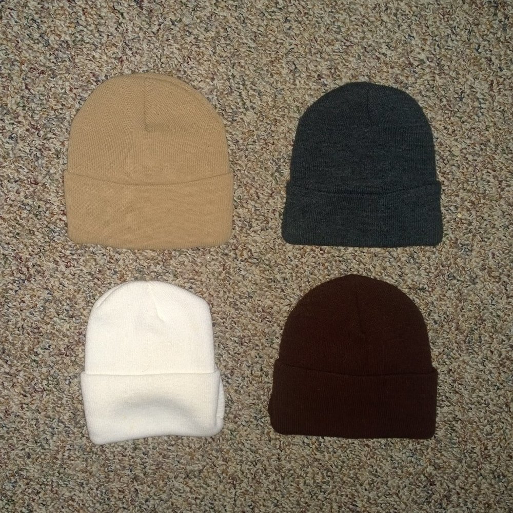 FOUR (4) Brimmed Winter Hats - Picture 1 of 2